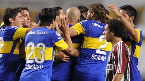 Boca Juniors vs Fluminense en la Copa Libertadores de 2012.