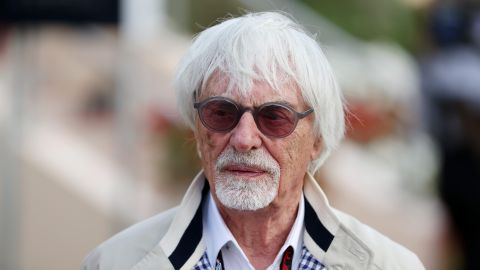 Bernie Ecclestone durante el Gran Premio de Baréin de la temporada 2023 de la Fórmula 1.