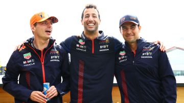 Max Verstappen, Daniel Ricciardo y Sergio "Checo" Pérez forman parte de la escudería Red Bull.