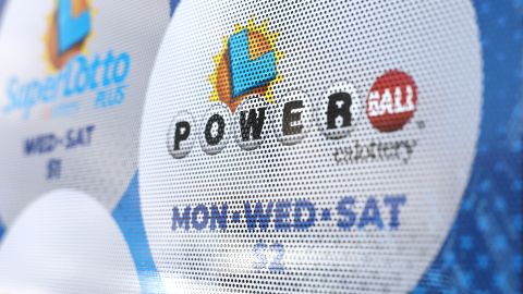 LOS ANGELES, CALIFORNIA - JULY 18: A California Lottery poster advertises Powerball and other lotteries at a convenience store on July 18, 2023 in Los Angeles, California. The Powerball jackpot for the drawing on July 19th is now estimated to be $1 billion after three months of drawings without a winner. (Photo by Mario Tama/Getty Images)