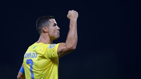 Cristiano Ronaldo celebrando con el Al Nassr