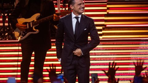 Luis Miguel en uno de sus conciertos en Buenos Aires, Argentina, el 4 de agosto de 2023.