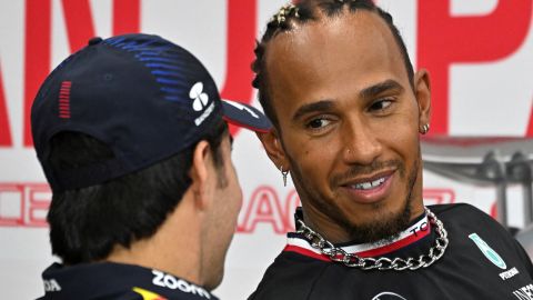 Lewis Hamilton está al acecho del segundo lugar entre los pilotos en poder del mexicano Sergio "Checo" Pérez.