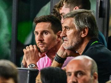 Messi ha visto desde las gradas los tres últimos partidos del Inter Miami.