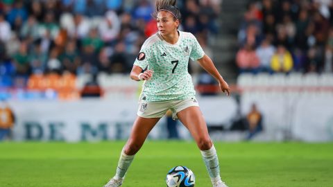 María Sánchez logró un doblete en el juego contra Jamaica.