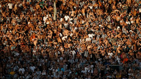 Fanaticada del Fluminense de Brasil.