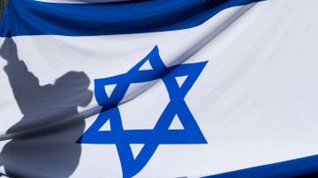 La bandera del Estado de Israel.