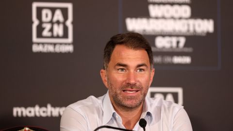 Eddie Hearn, famoso promotor de boxeo.