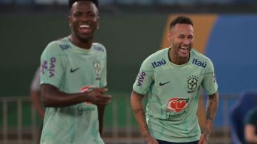 Neymar y Vinícius, estrellas de la Selección de Brasil.