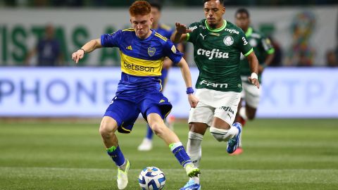 Valentín Barco disputa las semifinales de la Copa Libertadores con Boca Juniors y contra Palmeiras.