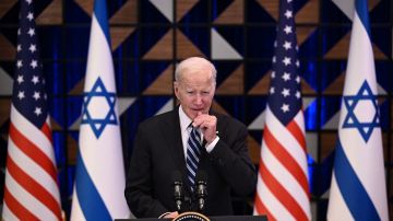 El presidente Biden ofreció una conferencia de prensa en Tel Aviv.