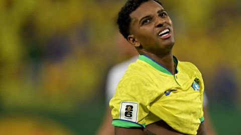 Rodrygo Goes con la selección de Brasil.