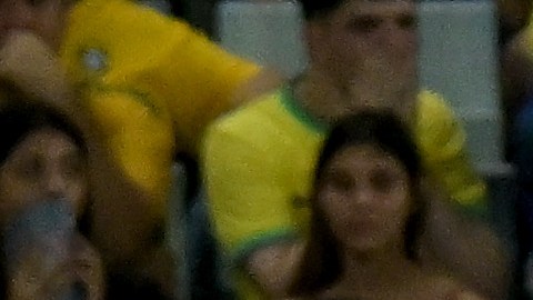 Venezuela celebra el gol del empate contra Brasil.