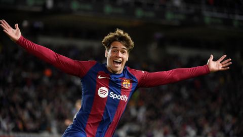 Marc Guiu le dio la victoria al Barcelona ante el Bilbao.