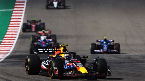Sergio "Checo" Pérez llegó en el quinto puesto del Gran Premio de Estados Unidos.