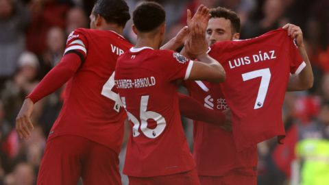 Luis Díaz no estuvo en el partido ante Nottingham Forest.