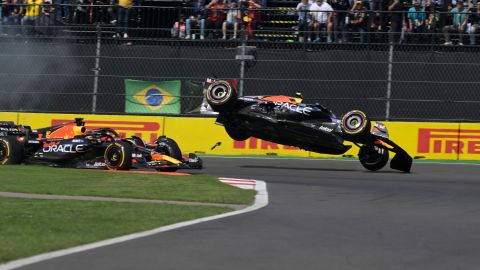 Sergio "Checo" Pérez había tenido una sensacional salida en el GP de México.