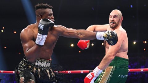 Francis Ngannou y Tyson Fury