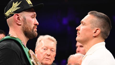 Tyson Fury y Oleksandr Usyk