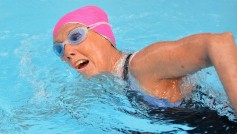 Diana Nyad nadó 177 kilómetros.