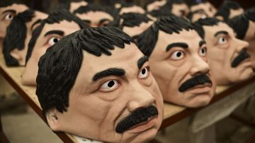 Máscaras del Chapo Guzmán