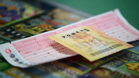 SAN LORENZO, CA - JANUARY 13: A Powerball ticket sits on the counter at Kavanagh Liquors on January 13, 2016 in San Lorenzo, California. Dozens of people lined up outside of Kavanagh Liquors, a store that has had several multi-million dollar winners, to -purchase Powerball tickets in hopes of winning the estimated record-breaking $1.5 billion dollar jackpot. (Photo by Justin Sullivan/Getty Images)