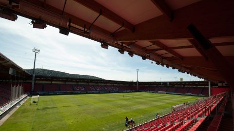 Estadio de segunda división de España.