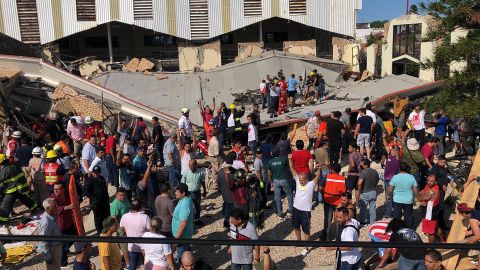 Colapsa una iglesia Tamaulipas