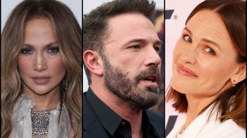 Jennifer Lopez, Ben Affleck y Jennifer Garner, estrellas de Hollywood.