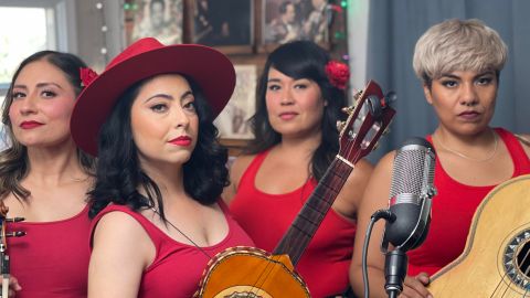 Las Chorizeras, un grupo que fusiona la música de mariachi con el pop y el jazz. (Cortesía Las Chorizeras)