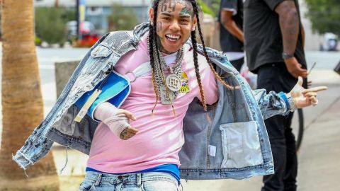 Tekashi 6ix9ine en Inglewood.