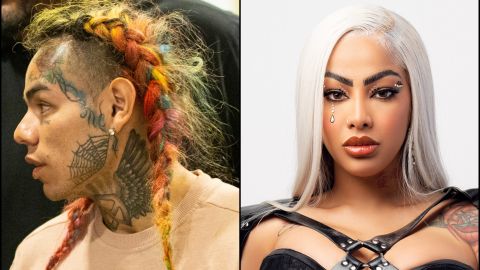 Tekashi 6ix9ine y Yailin la más viral, cantantes urbanos.