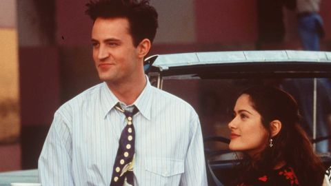 Matthew Perry y Salma Hayek