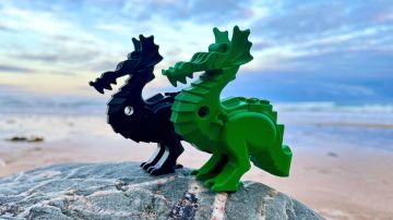Los dragones verdes son unas de las piezas más raras de todas las que han aparecido en las playas de Cornualles.