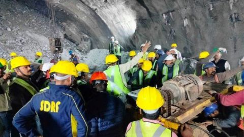 Una parte del túnel se derrumbó el domingo 12 de noviembre por la mañana.