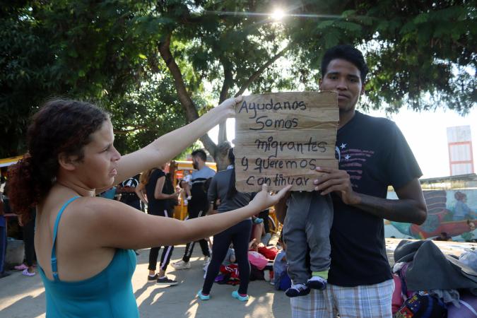 Más 40,000 migrantes cruzaron la frontera sur de México entre agosto y octubre