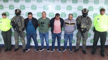 Arresto de criminales en Colombia