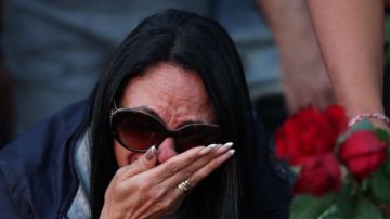 Una mujer israelí de luto por las víctimas de los ataques de Hamás.