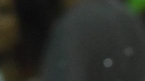 Anuel AA y Laury Saavedra en juego del Inter de Miami CF.