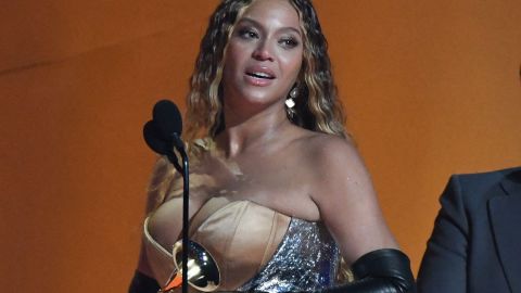 Beyoncé en el Grammy.