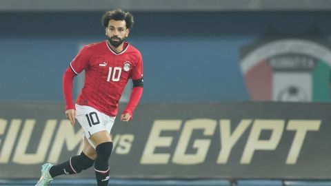 Mohamed Salah, estrella de la selección de Egipto en las Eliminatorias Africanas al Mundial 2026.