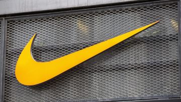 Illustration picture shows the logo of Nike brand in the Nike shop in the Nieuwstraat/ Rue Neuve shopping street in Brussels, Saturday 18 February 2023. BELGA PHOTO NICOLAS MAETERLINCK (Photo by NICOLAS MAETERLINCK / BELGA MAG / Belga via AFP) (Photo by NICOLAS MAETERLINCK/BELGA MAG/AFP via Getty Images)