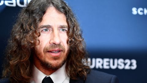 Carles Puyol participó este lunes en un evento benéfico en Barcelona.