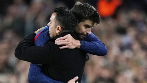 Gerard Piqué fue dirigido por Xavi Hernández.