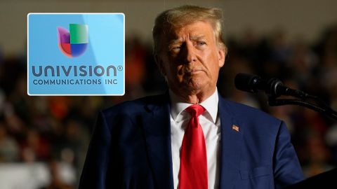 El expresidente Trump dio una entrevista a Univision.