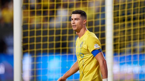 Cristiano Ronaldo durante el partido entre el Al Nassr y el Persepolis por las Champions League asiática.