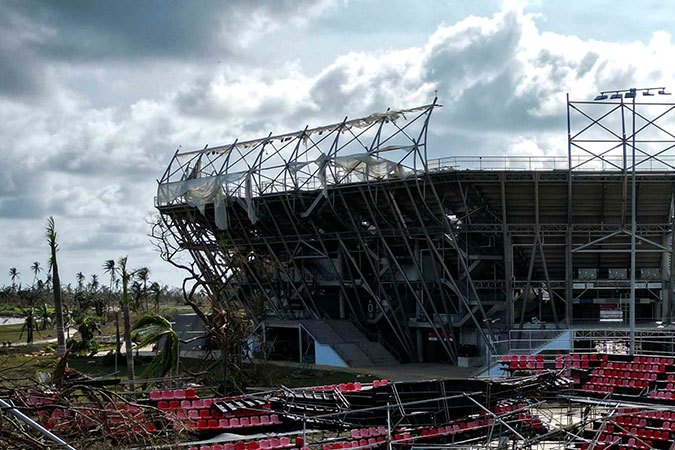 AMLO promete 3,000 habitaciones de hotel y realización de torneo de tenis en Acapulco tras impacto de Otis