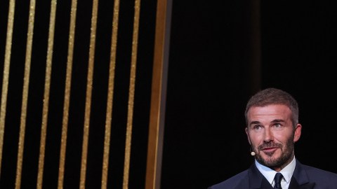 David Beckham comentó sobre el disfraz del actor.