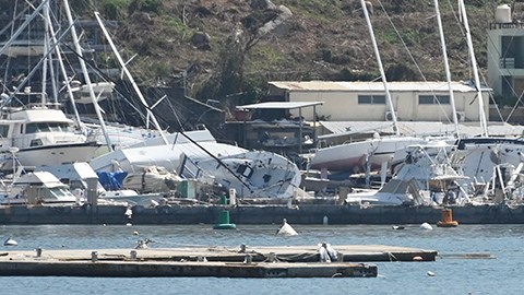 Devastación por el huracán Otis