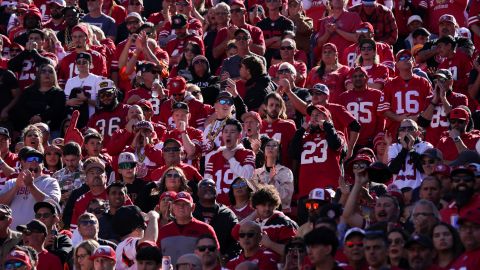 Aficionados de los San Francisco 49ers.